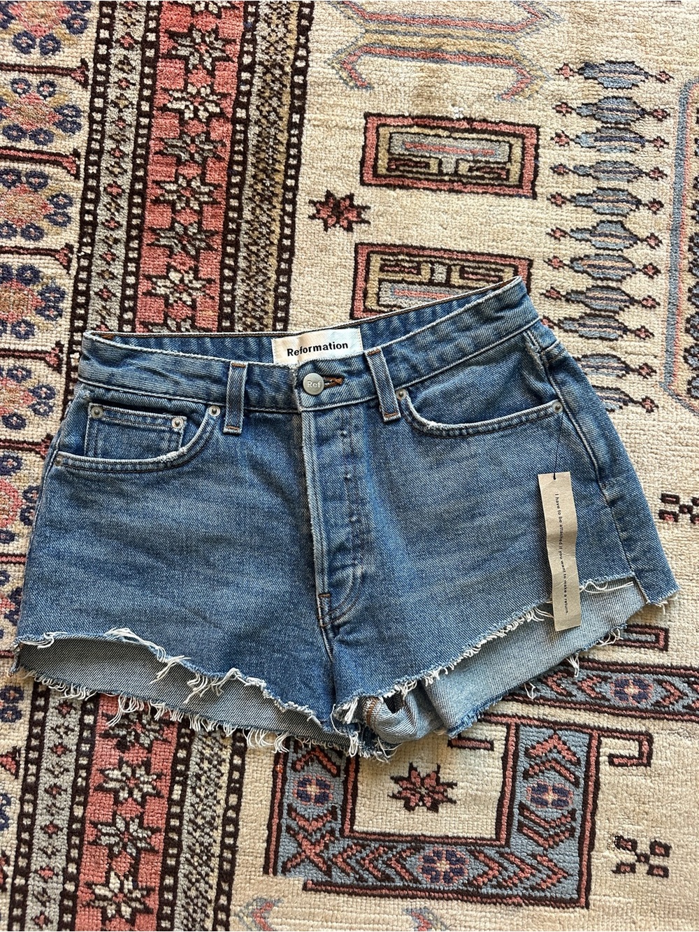 Reformation Charlie Denim Shorts